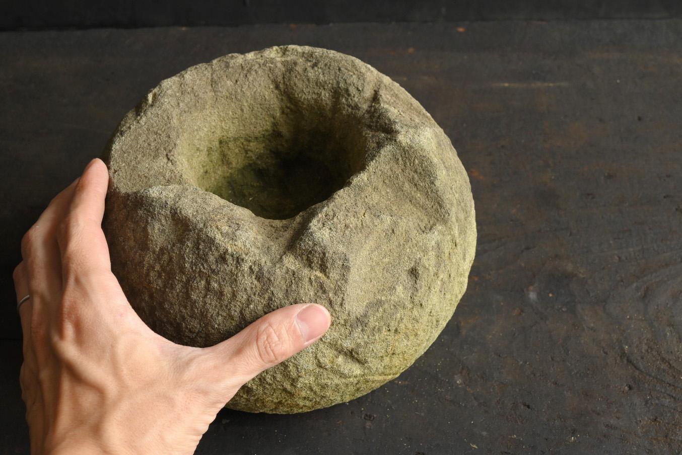 Hand-Carved Japanese Old Garden Stone 