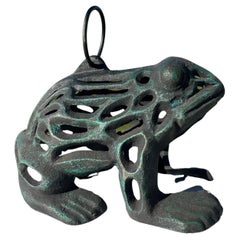 Japanese Old Green "Frog" Garden Lighting Lantern