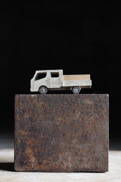 Japanese Old Iron Block 1950s-1970s / Display stand Wabi Sabi