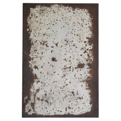 Japanese Old Iron Plate "Wall Decoration" 1950s-1970s / Abstract Art Wabi Sabi