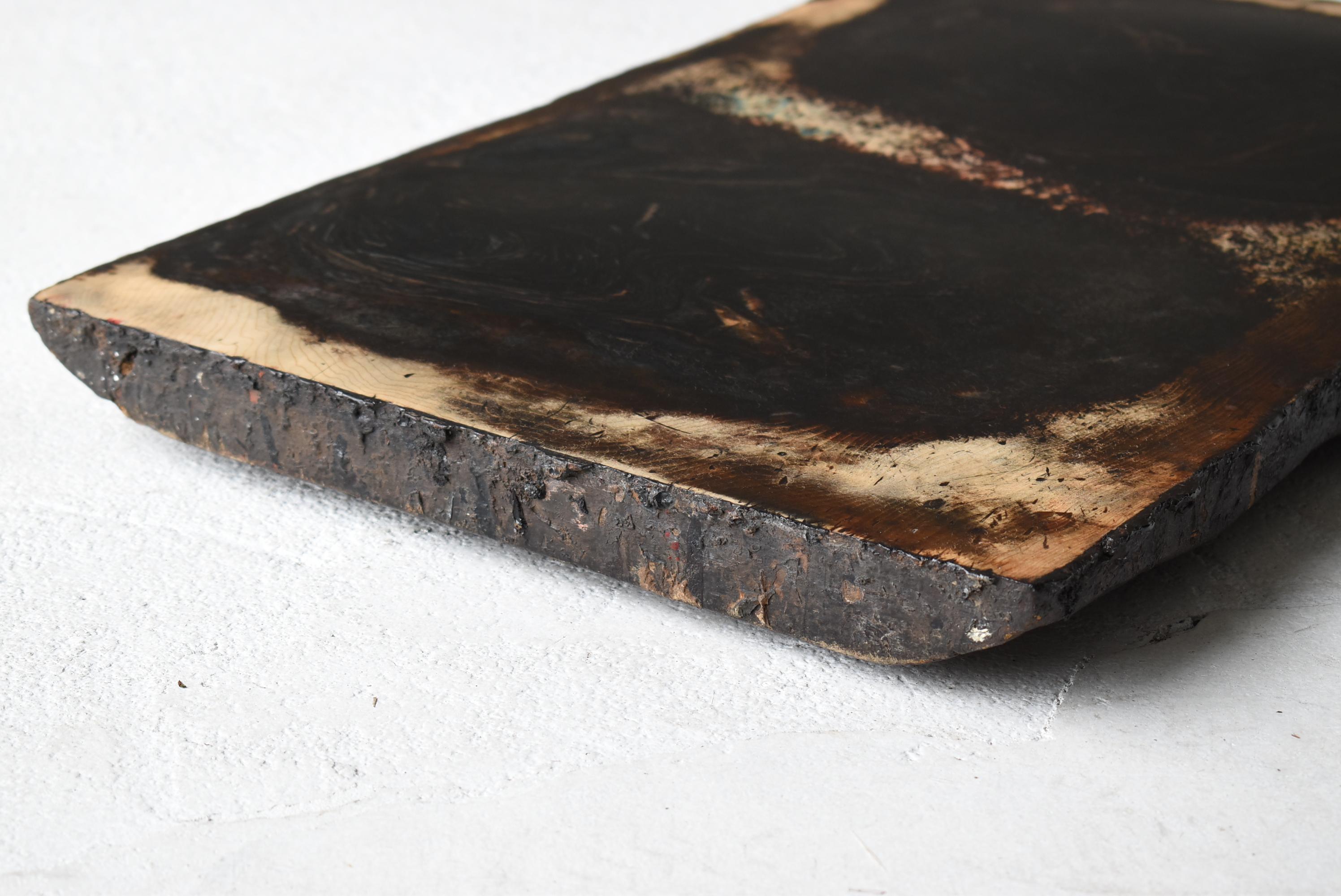 Japanese Old Lacquer Craftsman's Work Board 1955's / Abstract Art Wabi Sabi 4
