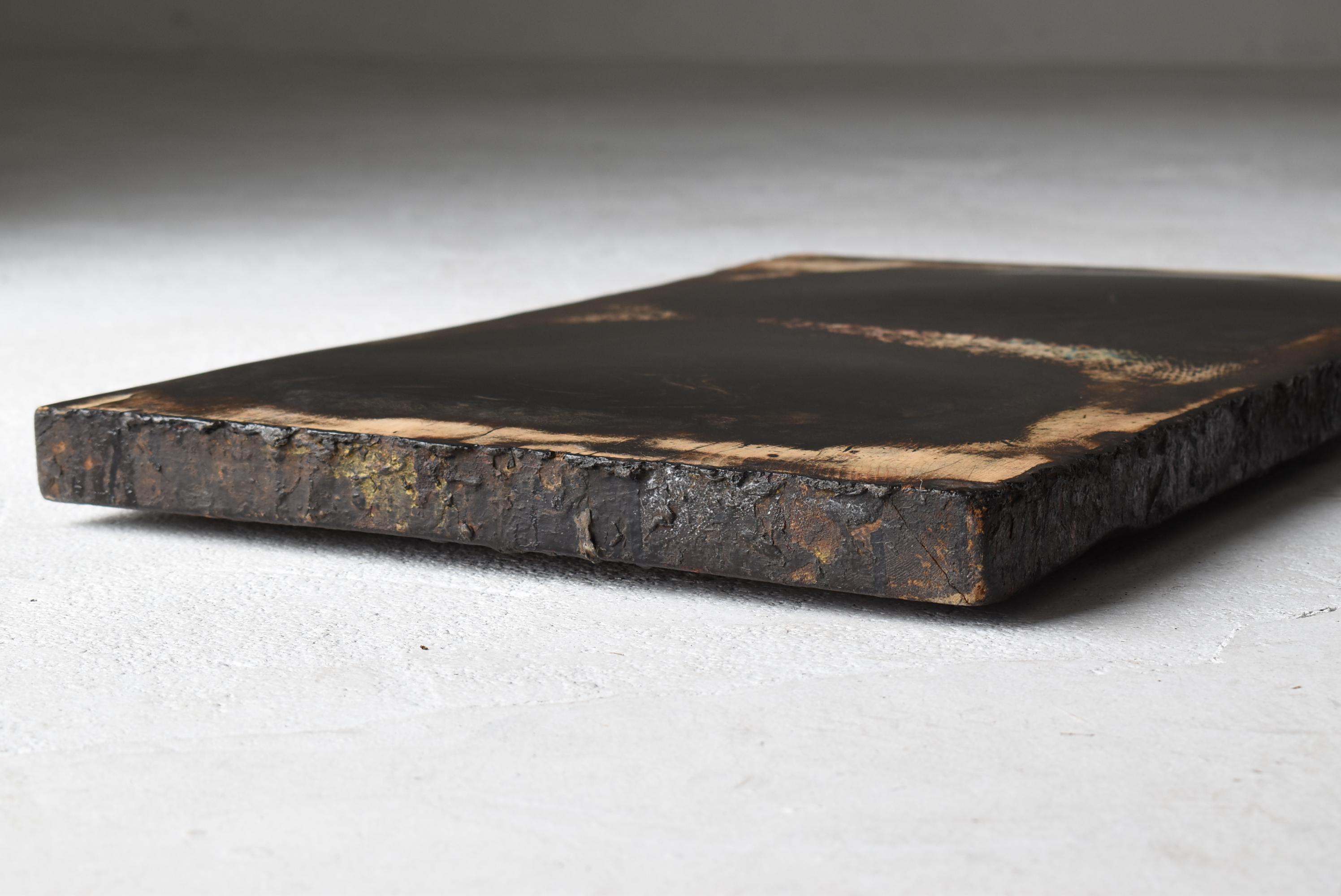 Japanese Old Lacquer Craftsman's Work Board 1955's / Abstract Art Wabi Sabi 6