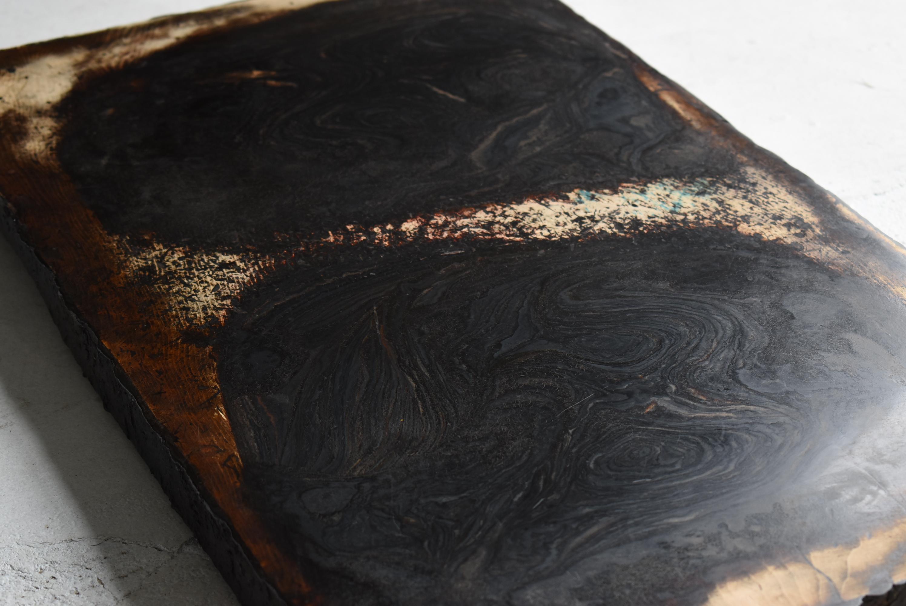 Japanese Old Lacquer Craftsman's Work Board 1955's / Abstract Art Wabi Sabi 1