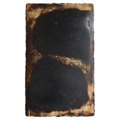 Japanese Old Lacquer Craftsman's Work Board 1955's / Abstract Art Wabi Sabi
