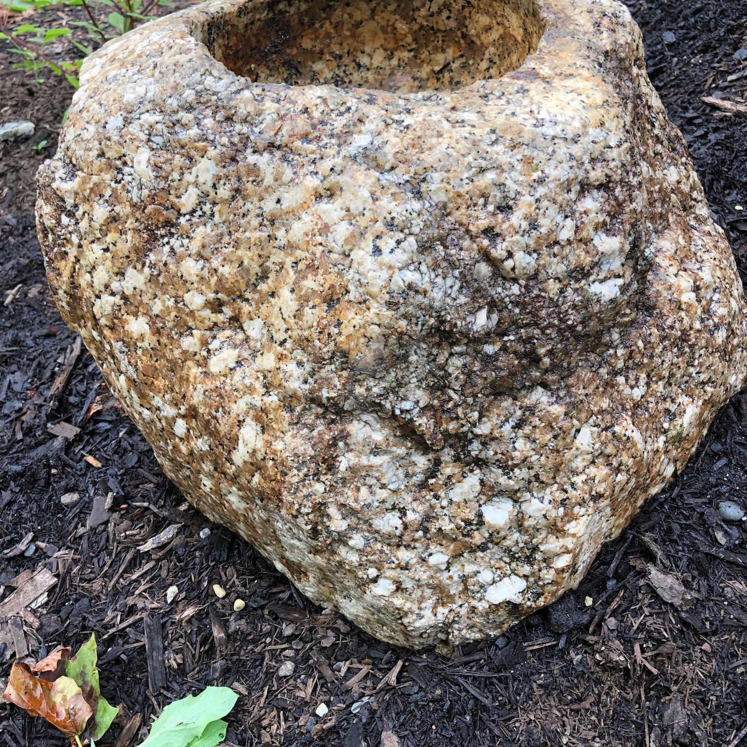 boulder planter