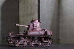 Japanese Old Object "Light Tank M3" 1960s-1980s / Figurine