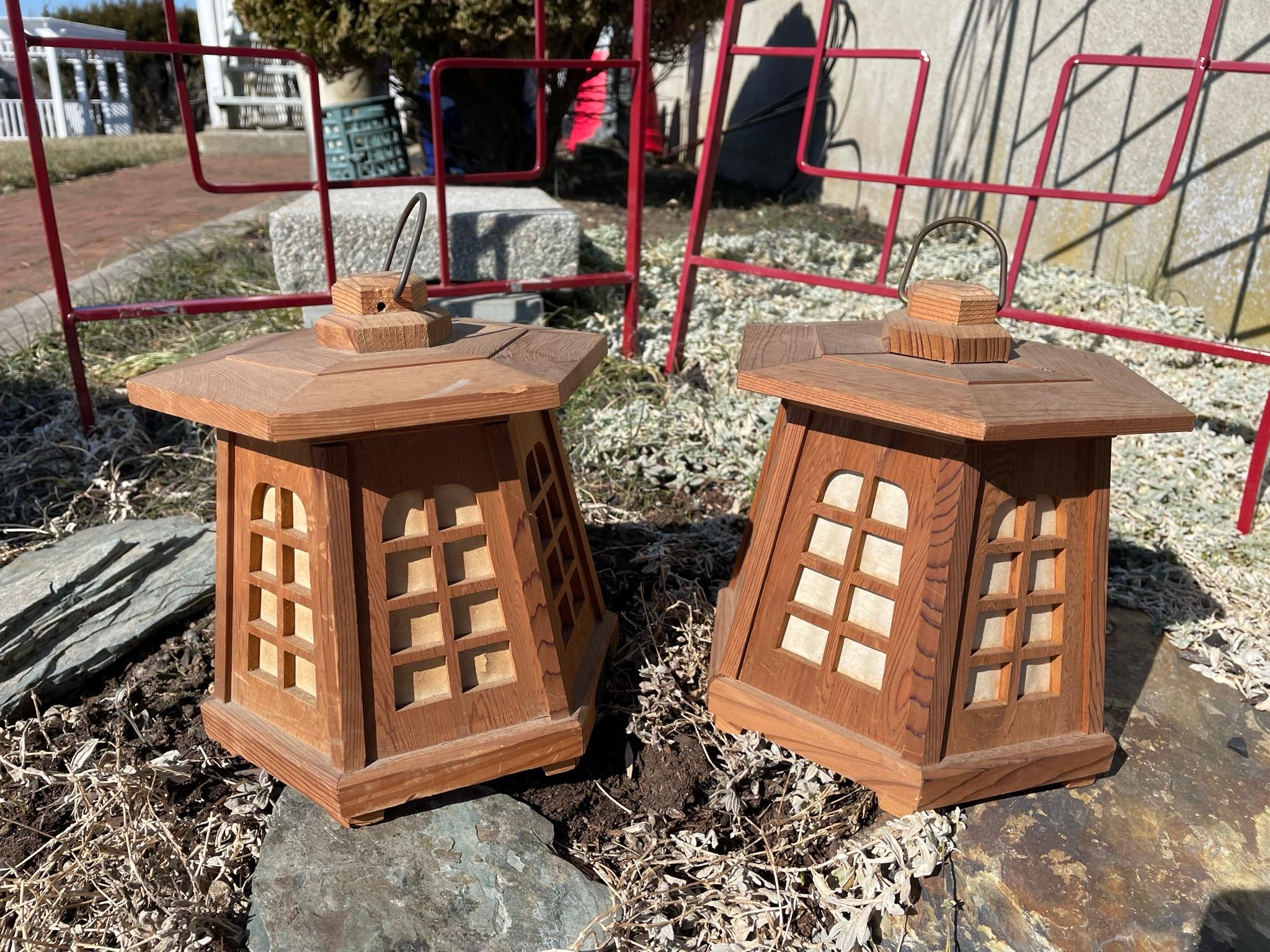 japanese lantern wooden