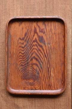 Japanese Old Pine Tray / Wooden Antique Tray/ Tea Utensils