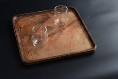 Japanese Old Pine Wooden Tray / 1912-1950 / Galaxy-Like Scenery/Tableware