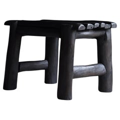 Japanese Old Primitive Chair 1950s-1970s / Stool Wabi Sabi