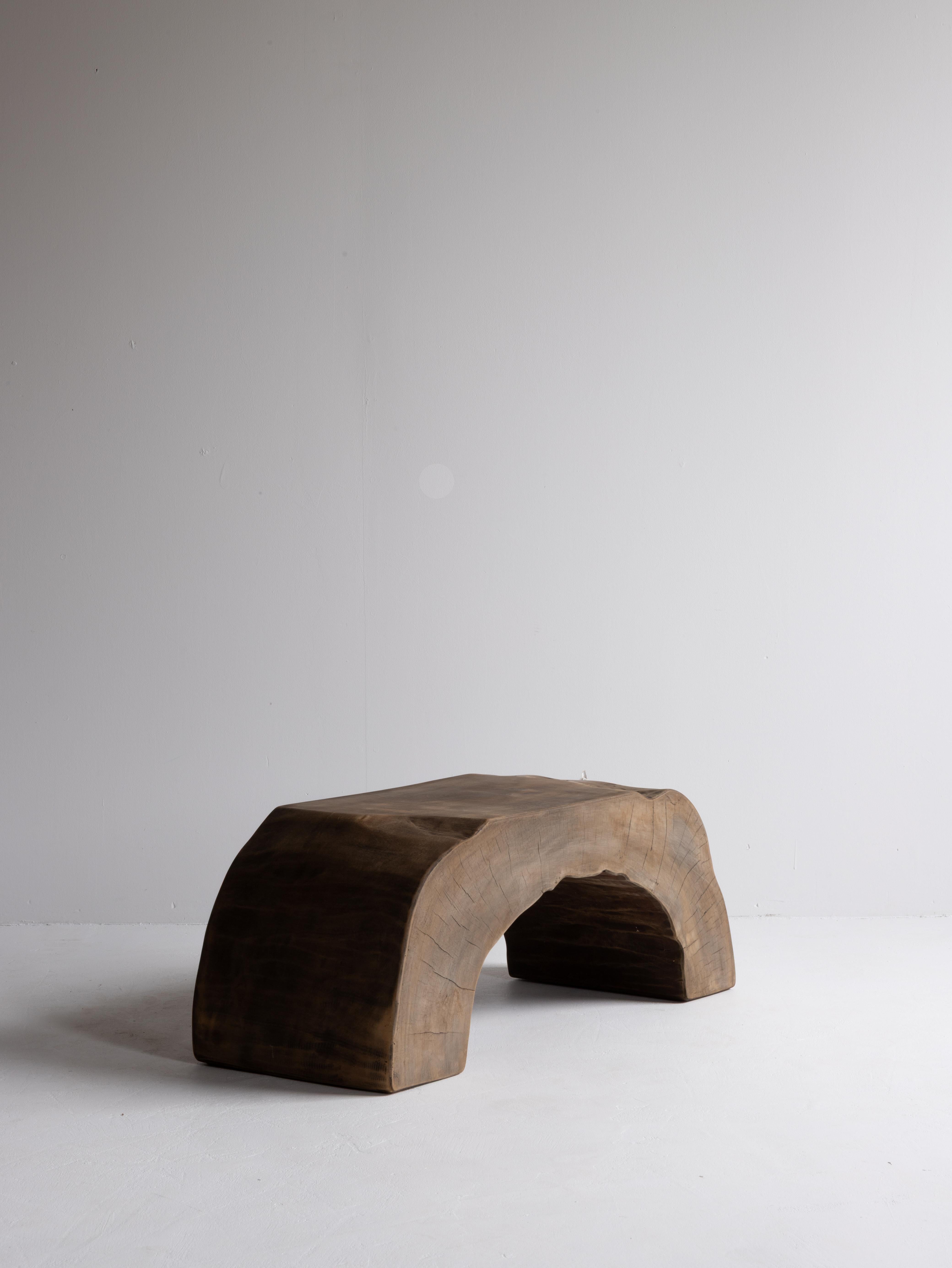 Ancienne chaise d'appoint japonaise primitive 1940s-1960s / Tabouret Présentoir Wabi Sabi en vente 2