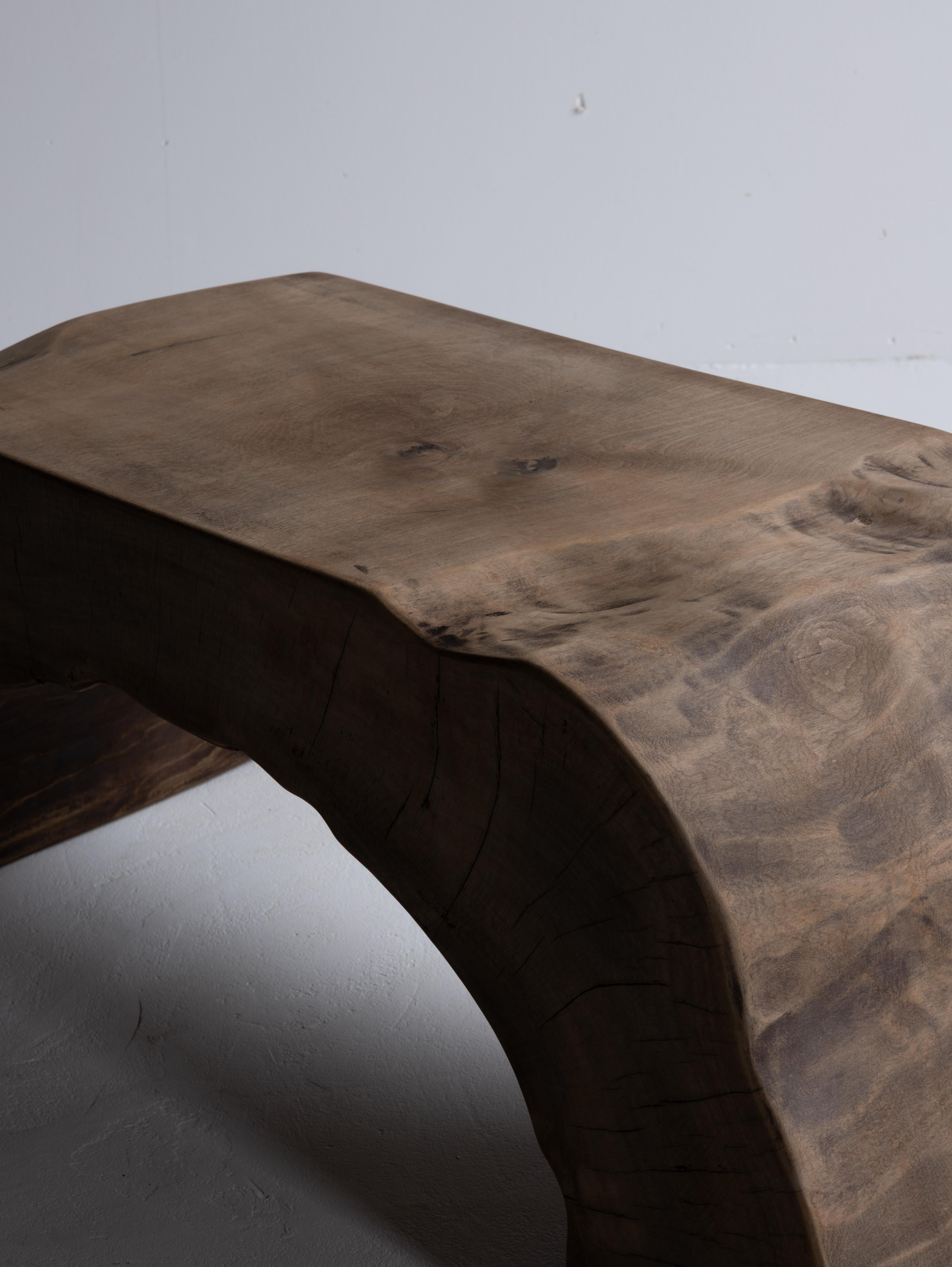 Ancienne chaise d'appoint japonaise primitive 1940s-1960s / Tabouret Présentoir Wabi Sabi en vente 5