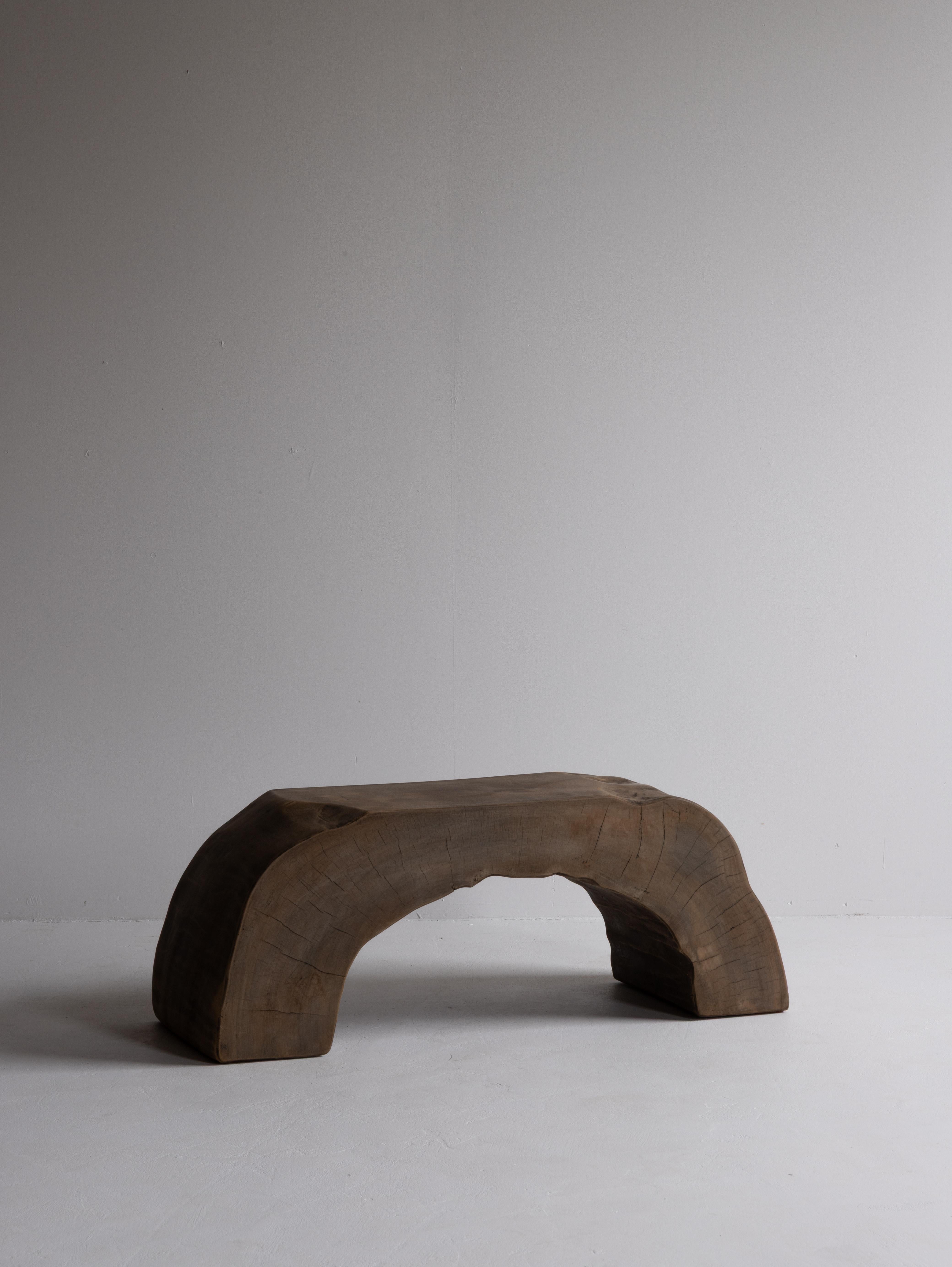 Ancienne chaise d'appoint japonaise primitive 1940s-1960s / Tabouret Présentoir Wabi Sabi Bon état - En vente à Sammu-shi, Chiba