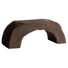 Japanese Old Primitive Side Chair 1940s-1960s / Stool Display Stand Wabi Sabi