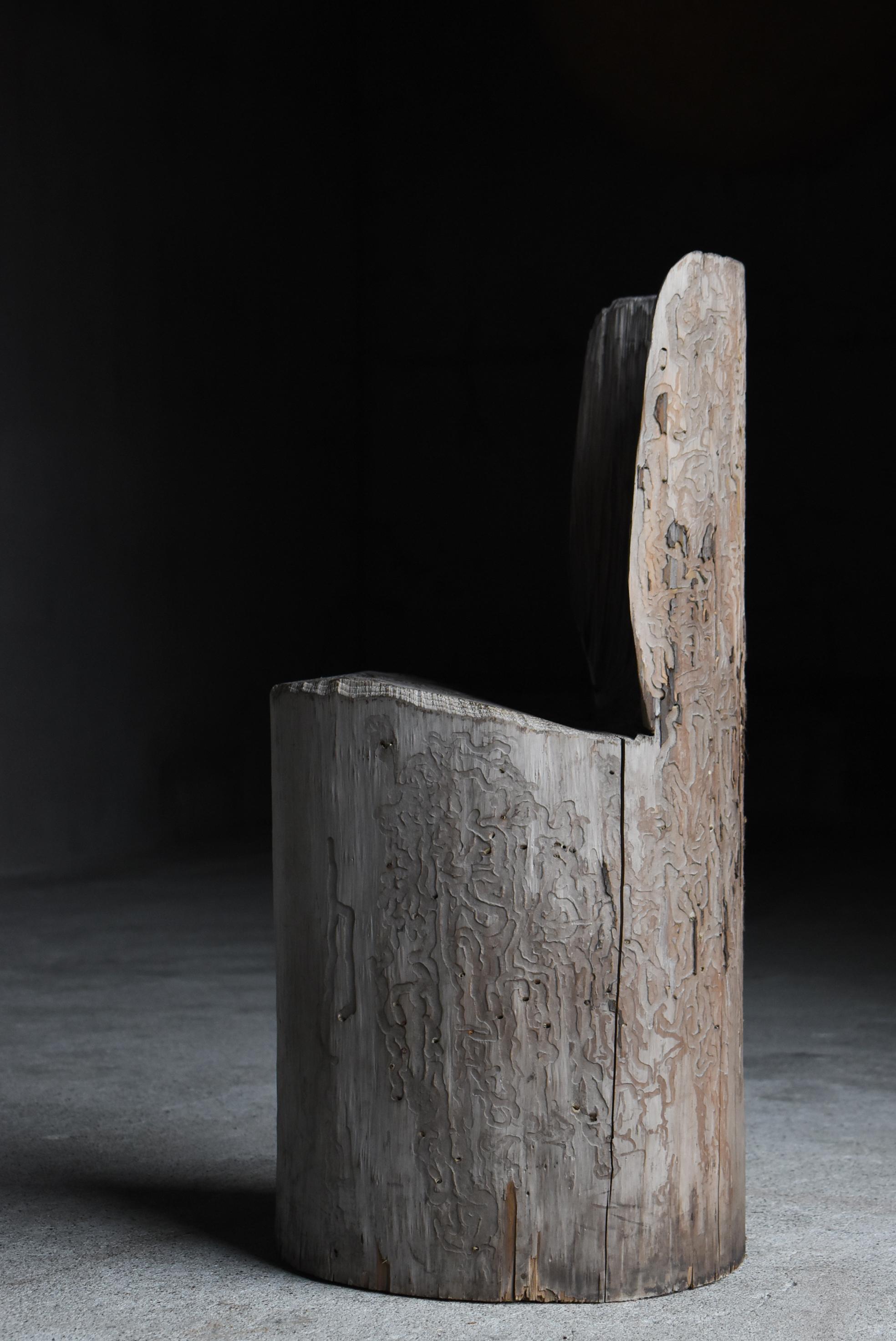 Japanese Old Primitive Side Chair 1940s-1960s / Wabisabi en venta 4