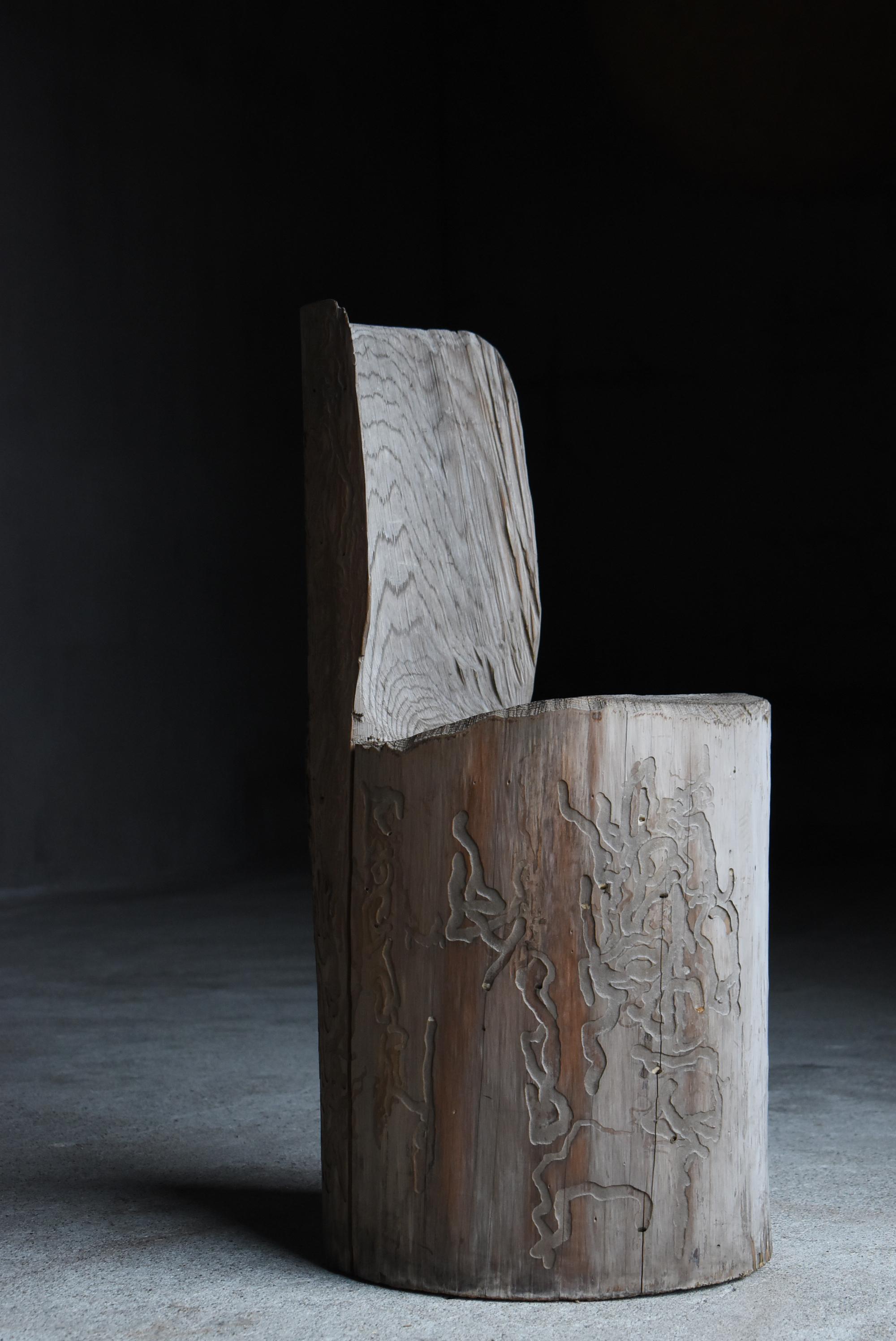 Japanese Old Primitive Side Chair 1940s-1960s / Wabisabi en venta 8