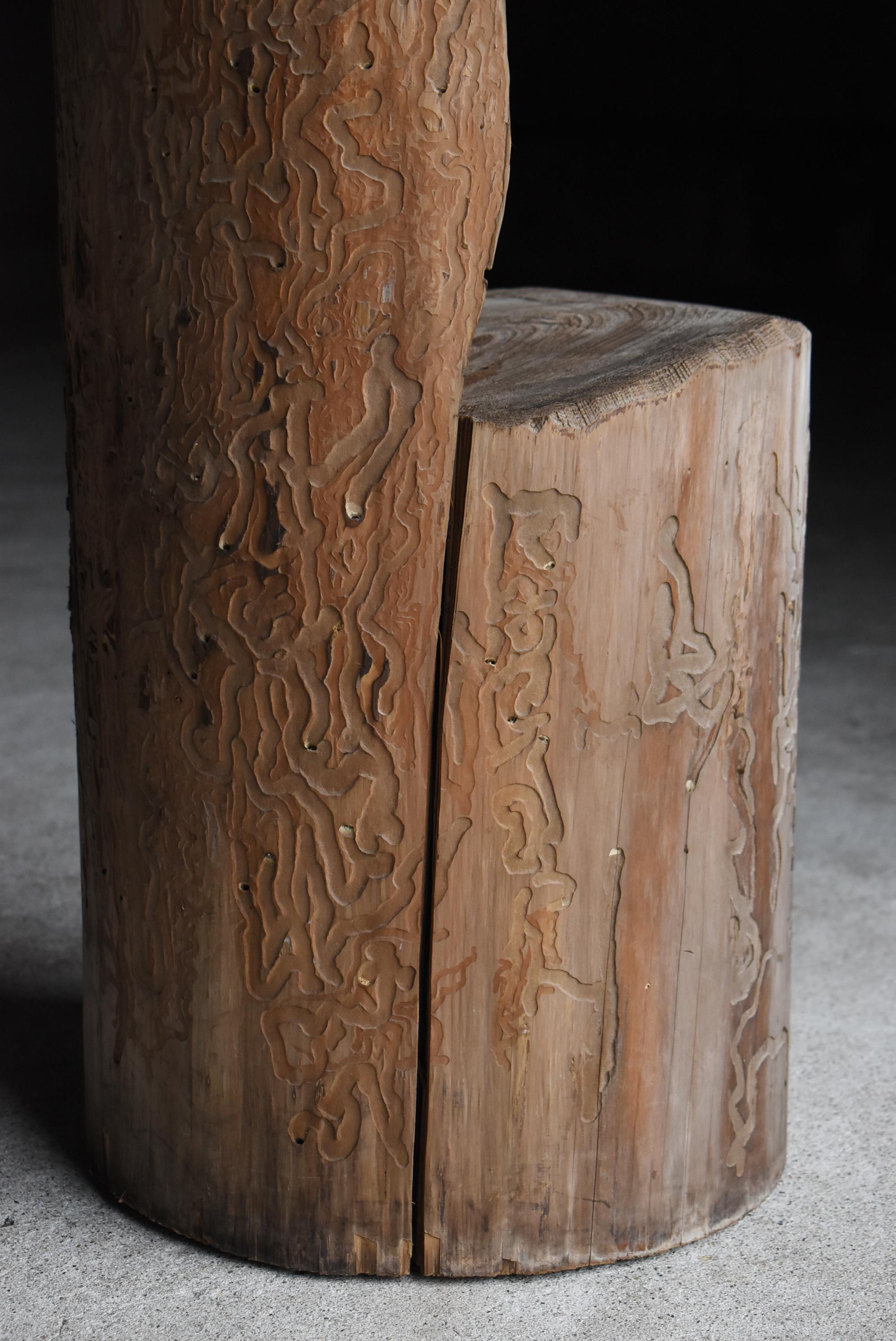 Japanese Old Primitive Side Chair 1940s-1960s / Wabisabi en venta 9