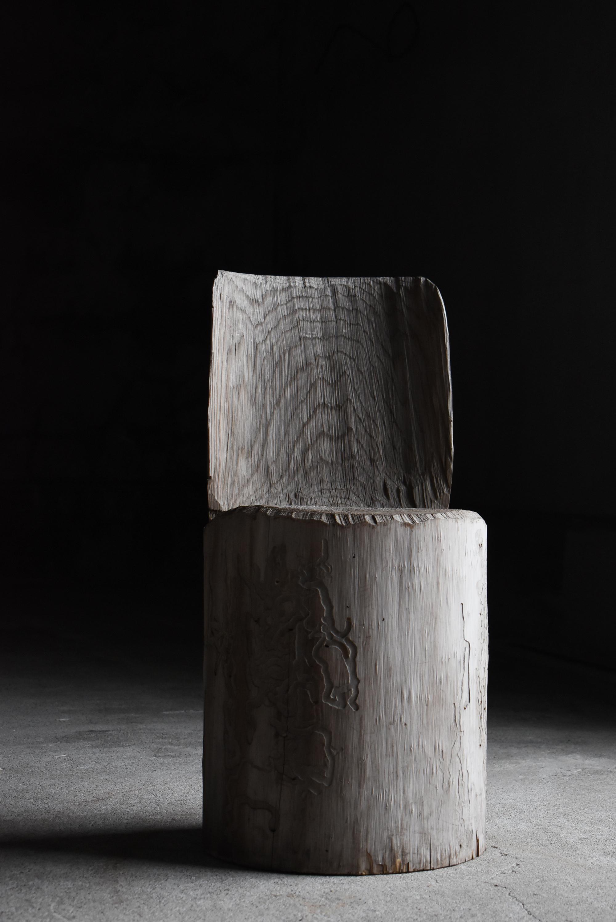Japanese Old Primitive Side Chair 1940s-1960s / Wabisabi Japonés en venta