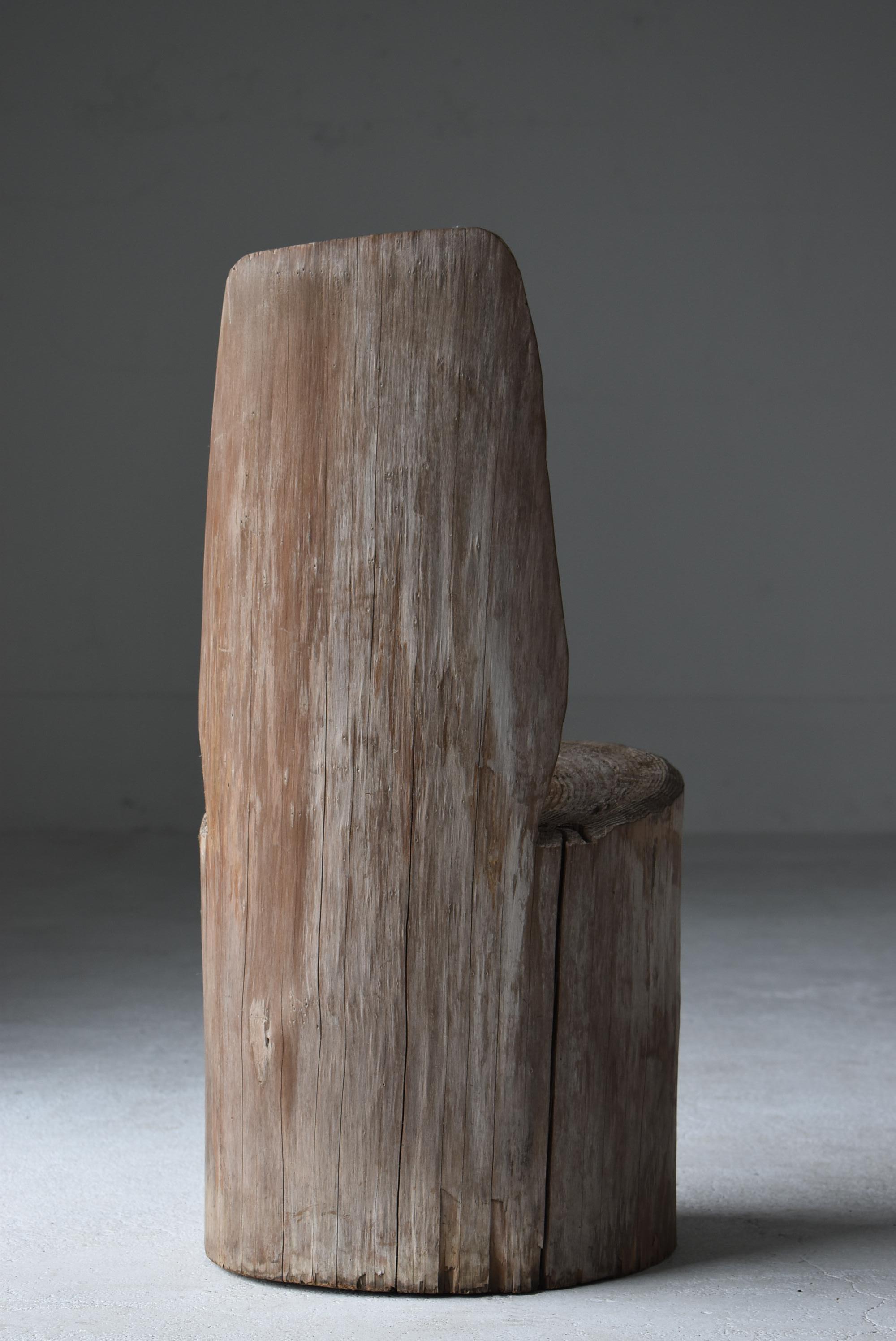 Chaise d'appoint japonaise primitive ancienne 1950s-1970s / Wabi Sabi en vente 4