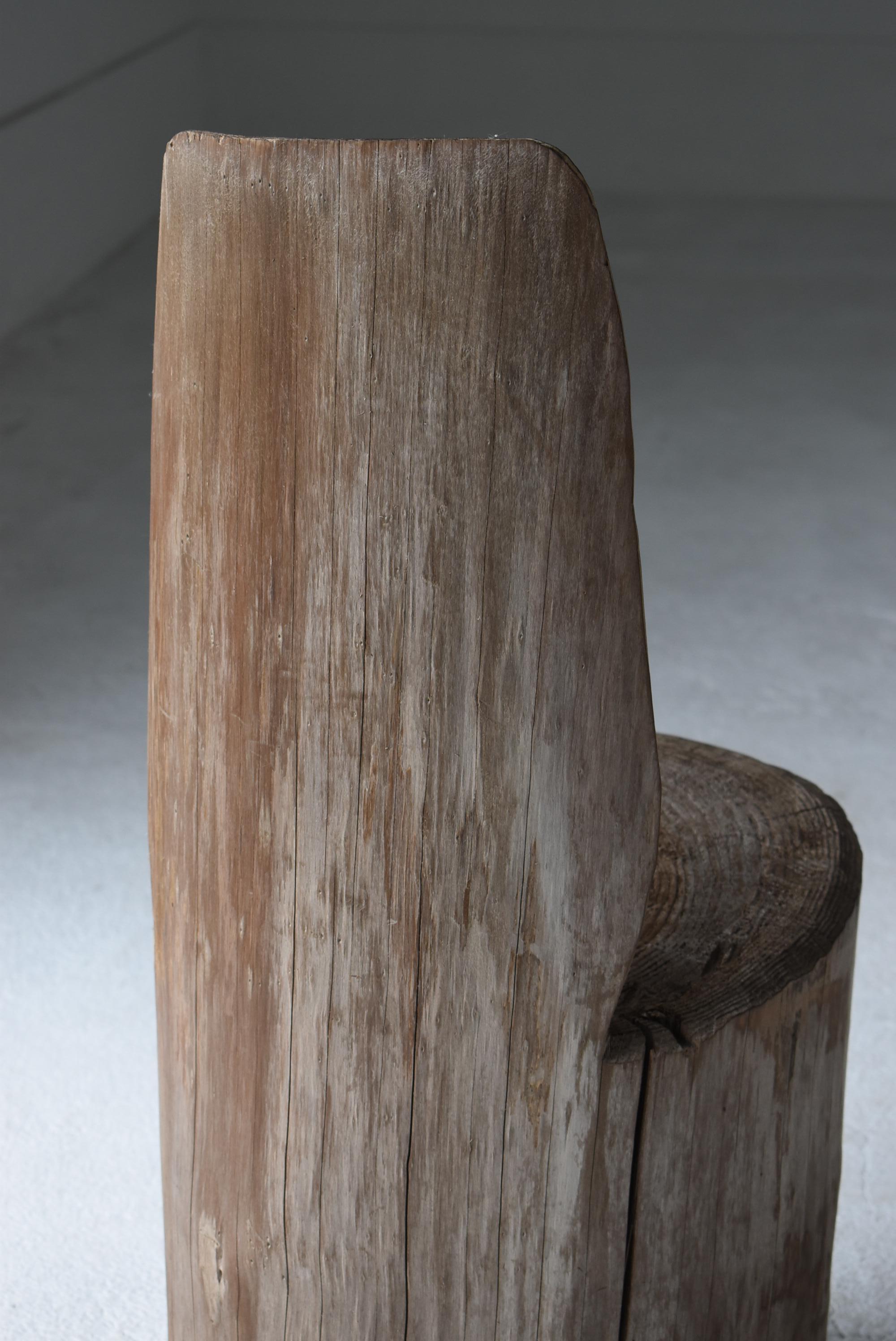 Chaise d'appoint japonaise primitive ancienne 1950s-1970s / Wabi Sabi en vente 5