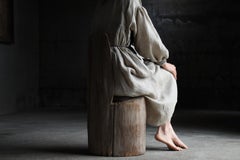 Japanese Old Primitive Side Chair 1950s-1970s / Wabi Sabi