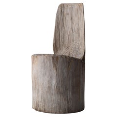 Japanischer alter primitiver Beistellstuhl, 1950er-1970er Jahre / Wabi Sabi