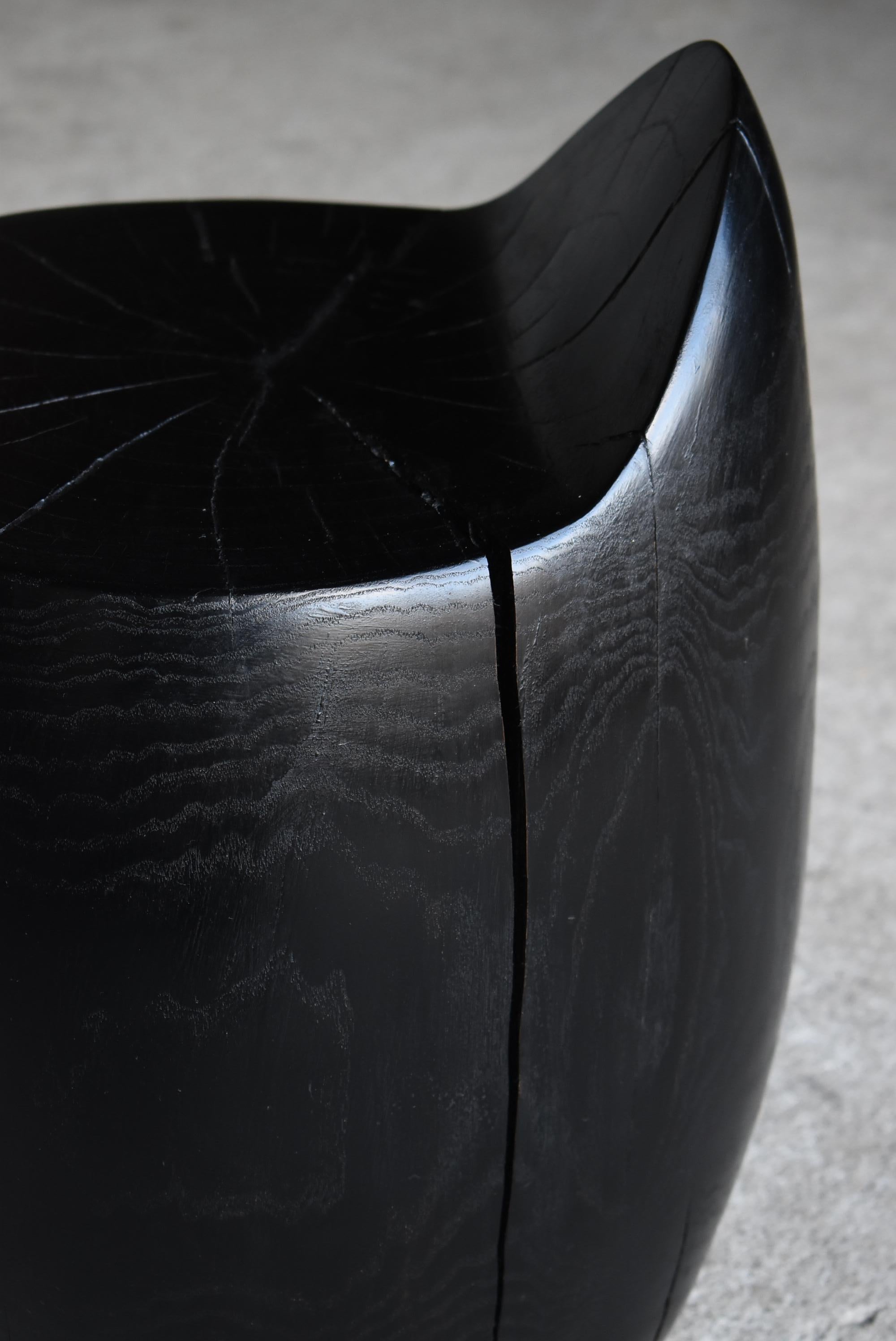 Japanese Old Primitive Side Chair 1960s-1980s / Stool Wabisabi 6