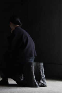 Japanese Old Primitive Side Chair or Side Table 1930s-1950s / Wabisabi