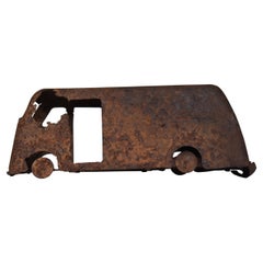 Japanese Old Rusted Car Toys 1940s-1970s/Vintage Iron Object Figurine Wabisabi