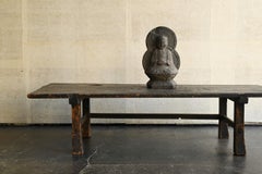 Japanese old small stone Buddha/Edo period/Tathagata(Nyorai) Buddha statue