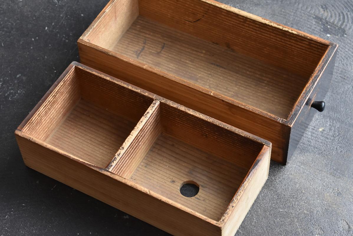 Japanese Old Small Wooden Drawer / 1912-1950 / Accessory Case/ Taisho-Showa For Sale 12