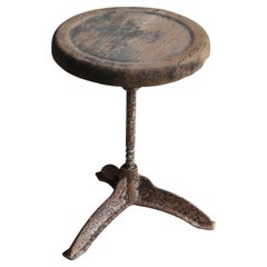 Japanese Old Stool 1940s-1960s / Side Chair Wabisabi