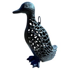 Japanese Old Tall Mallard Duck Garden Lighting Lantern