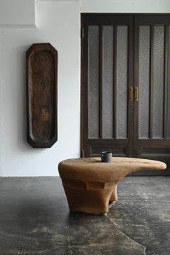 Japanese old tasteful wooden work board/ 20th century / wall hanging object