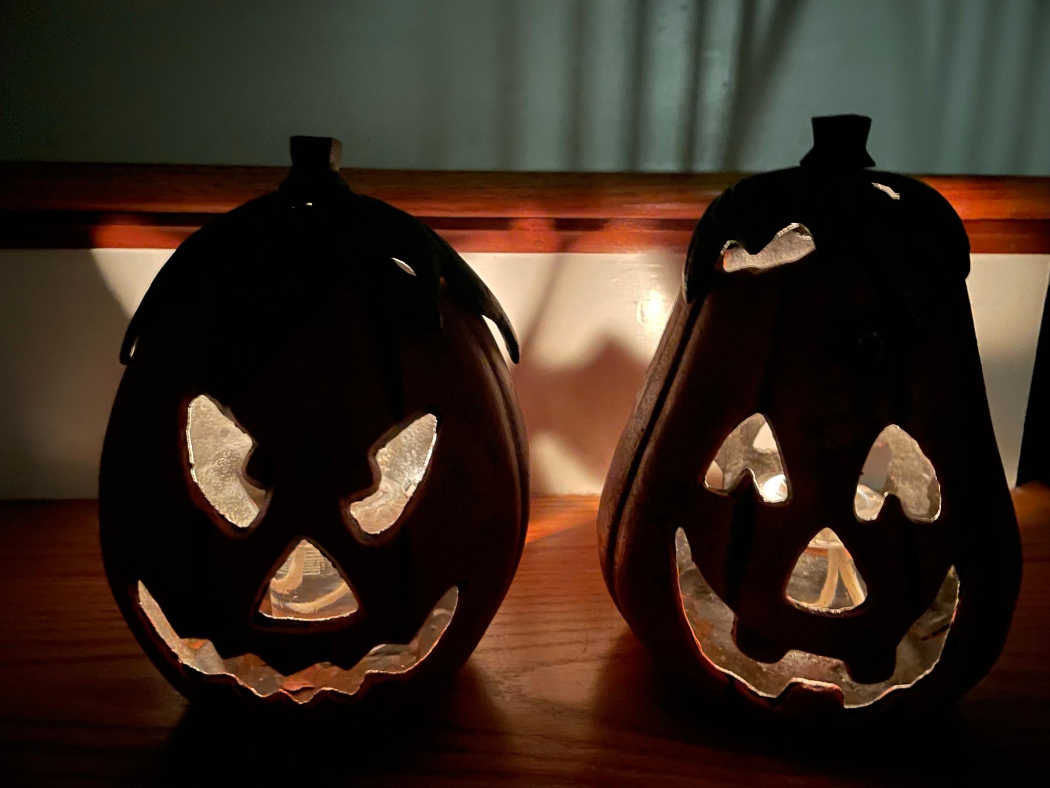 antique pumpkin lantern