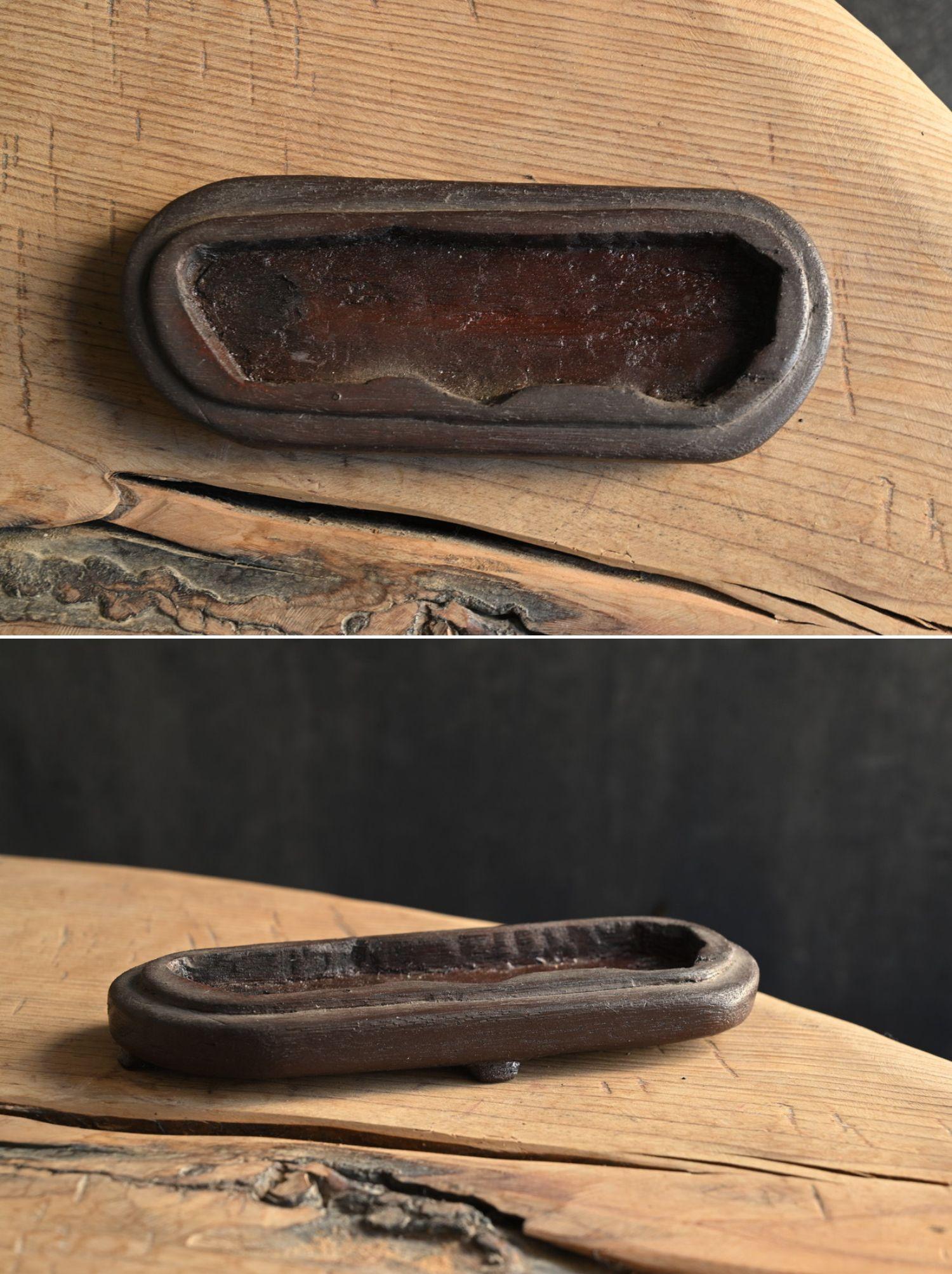 Japanese old wabi-sabi appreciation stones/water stones/scholar stones For Sale 8