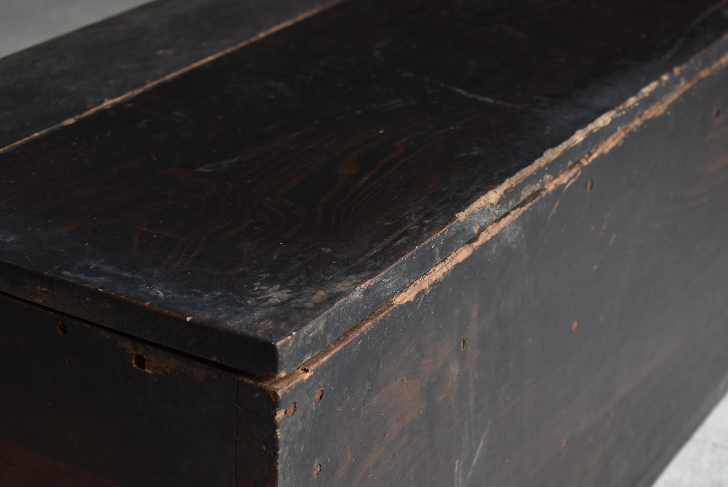 Japanese Old Wabi-Sabi Box 1948s / Tansu Sofa Table 6