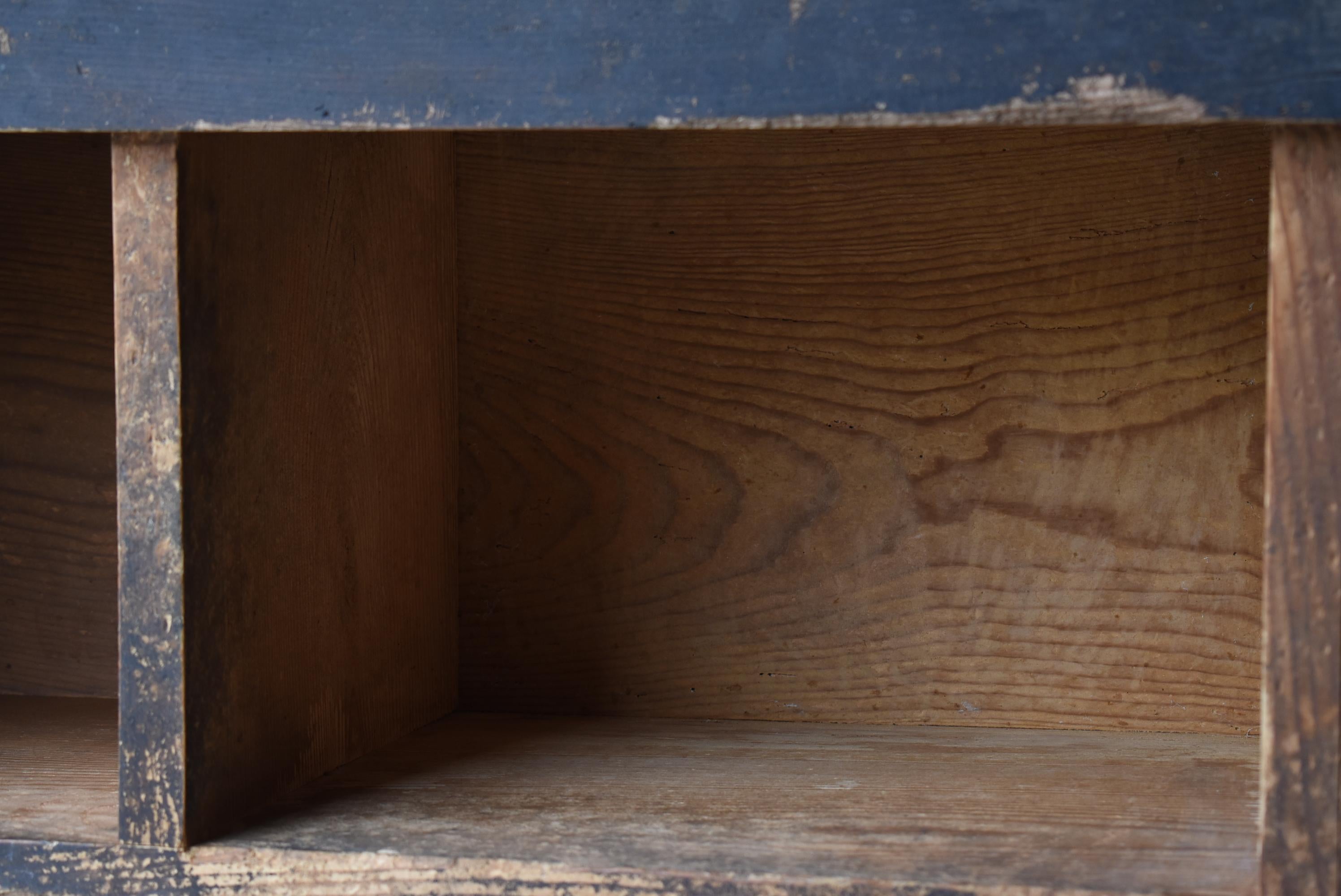 Japanese Old Wabi-Sabi Box 1948s / Tansu Sofa Table 11