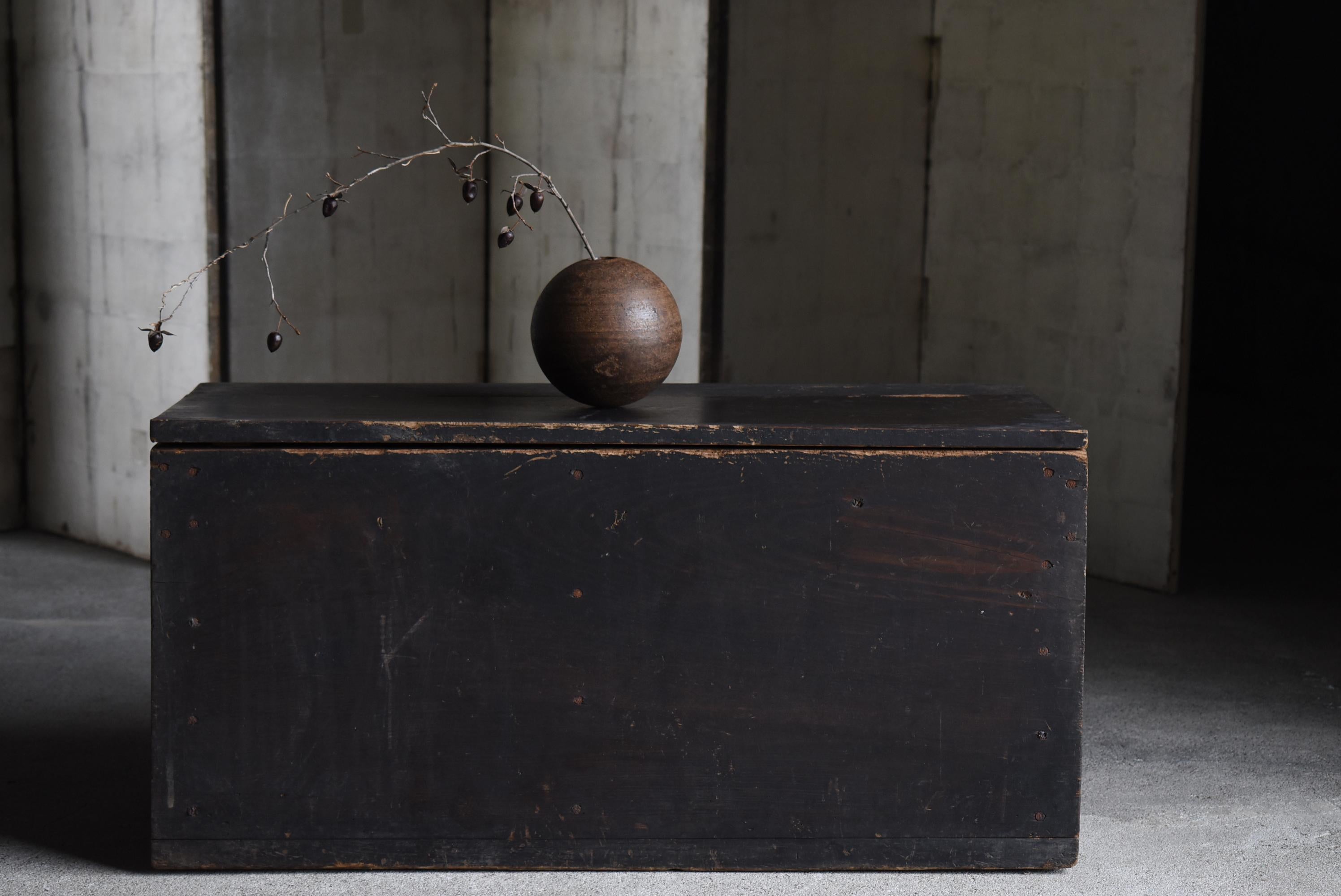 Japanese Old Wabi-Sabi Box 1948s / Tansu Sofa Table 12