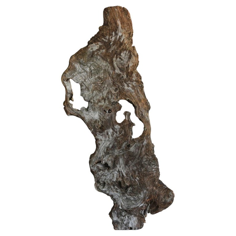 Japanese old withered large wall hanging board/wabisabi board/20th