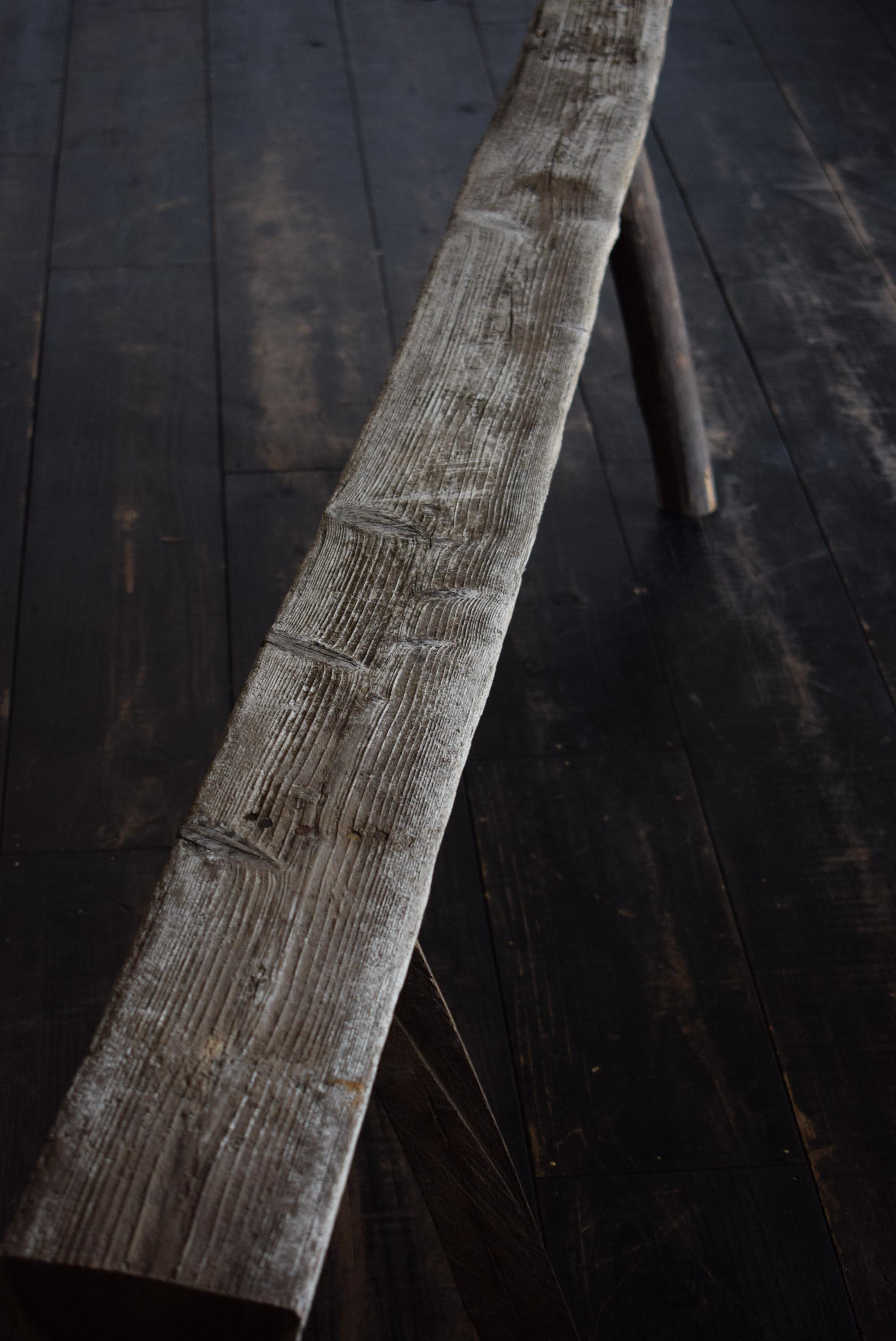 Fauteuil de banc japonais / chaisewabi-sabi / banc primitif / exposition st en vente 4