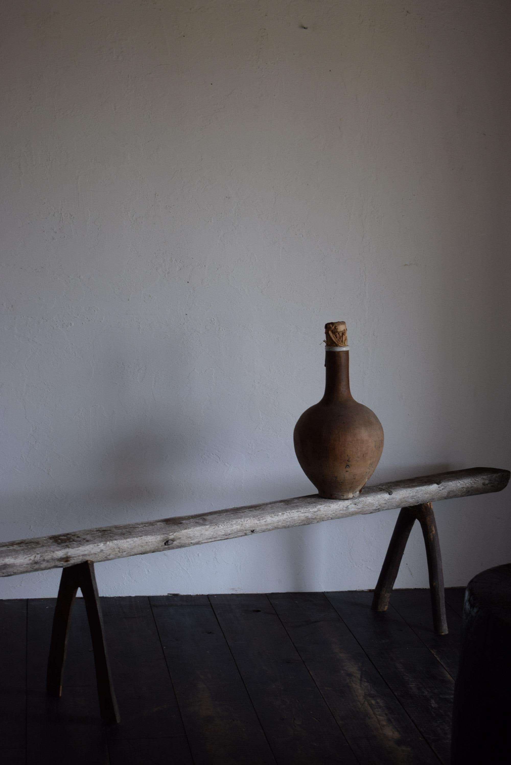 Fauteuil de banc japonais / chaisewabi-sabi / banc primitif / exposition st en vente 8