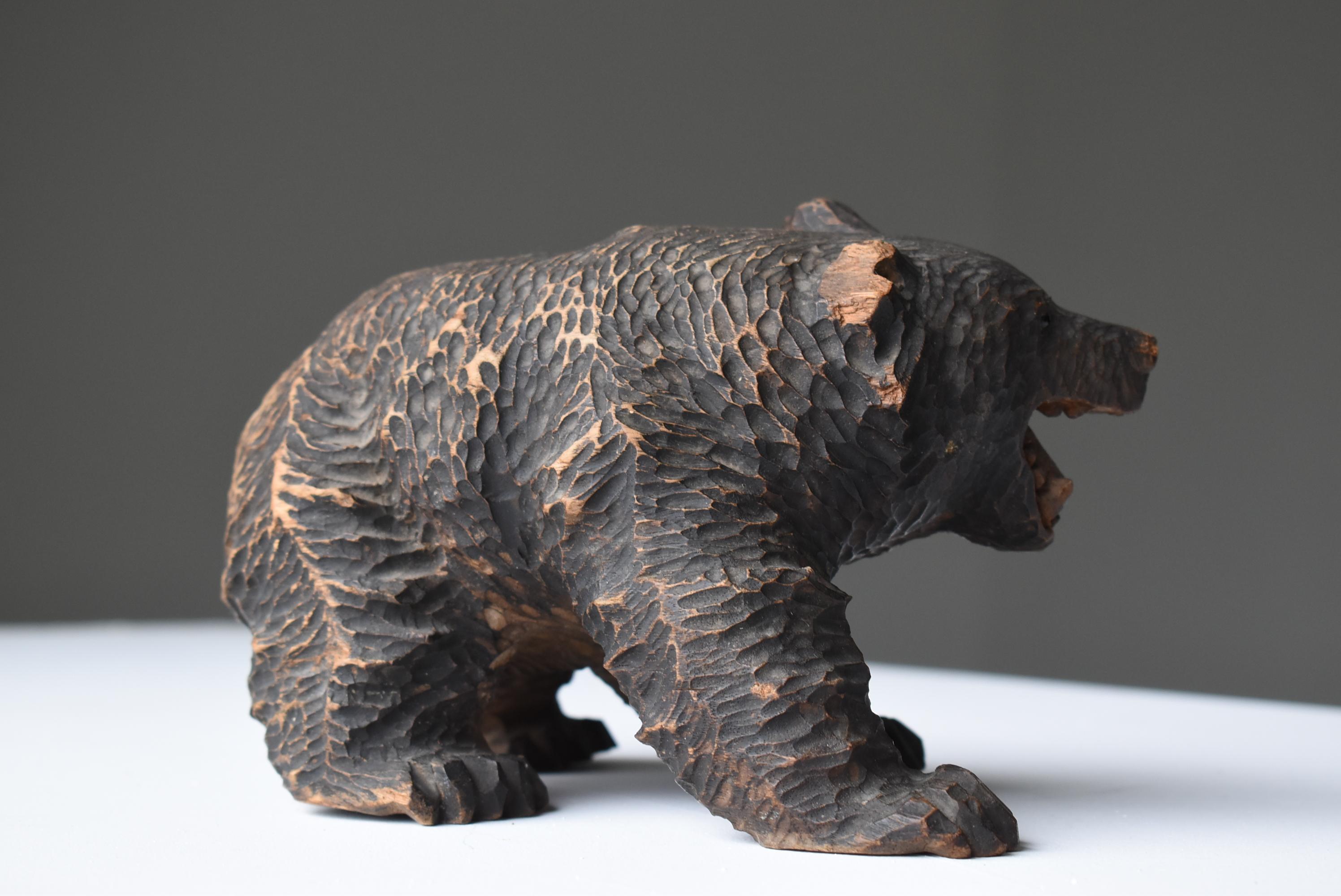 japanese bear statue