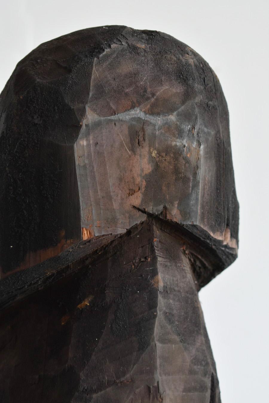 Japanese Old Wood Carving Huge Penis 1800s-1920/Antique Figurine Wabisabi Art 8
