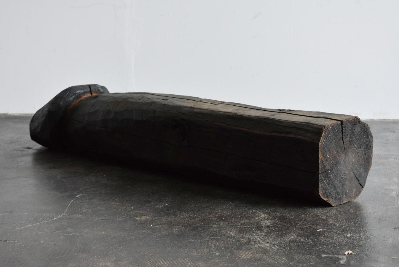 Japanese Old Wood Carving Huge Penis 1800s-1920/Antique Figurine Wabisabi Art 11