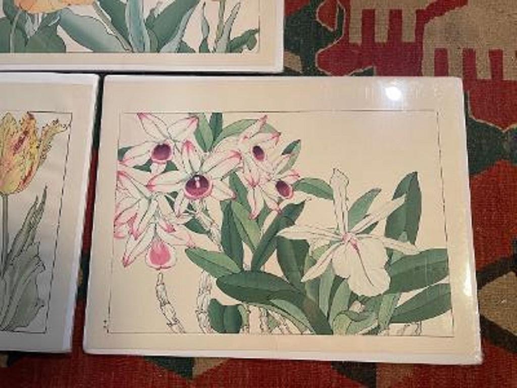 Japanese Old Woodblock Flower Prints Tanigami Konan Immediately Frameable 3