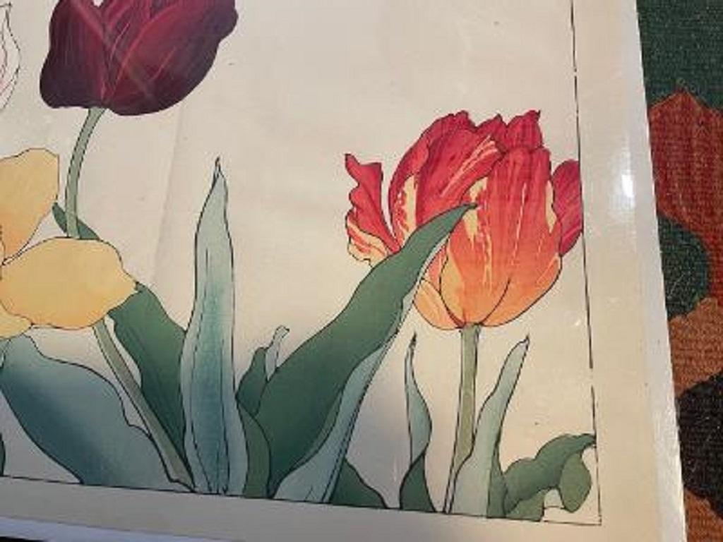 Japanese Old Woodblock Flower Prints Tanigami Konan Immediately Frameable In Good Condition In South Burlington, VT