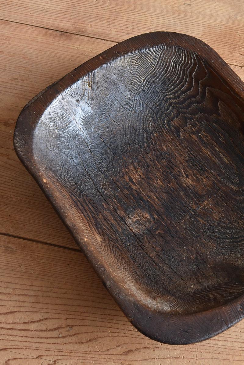 Japanese Old Wooden Bowl / Container That Feels Lonely / Meiji-Showa/Farm Tools 2
