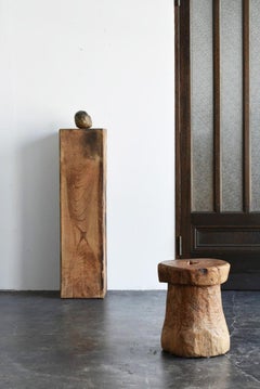 Japanese Old Wooden Display Stand/Low Table/Primitive Bench/20th Century