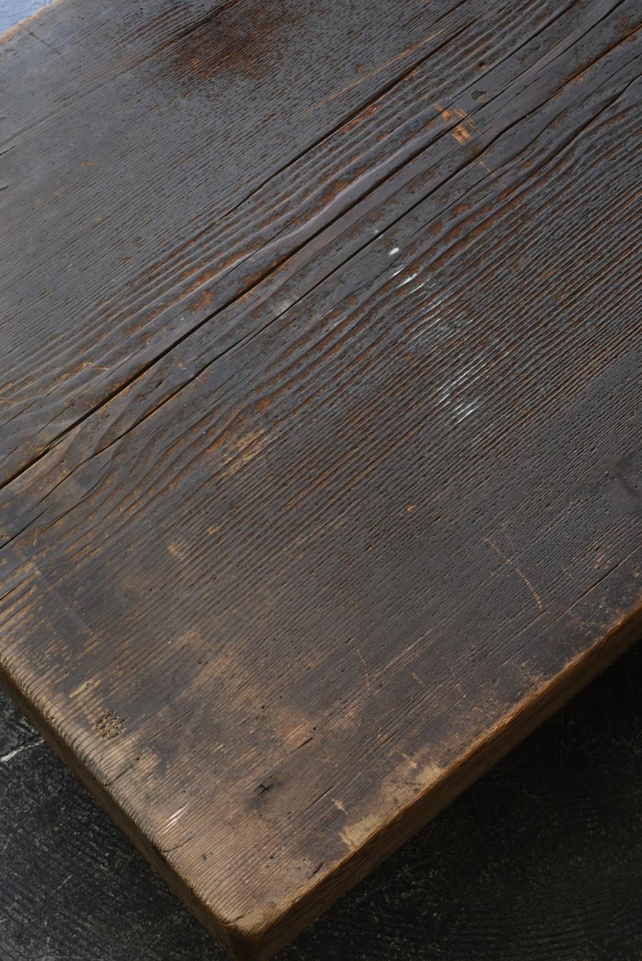 Japanese old wooden low table/1900-1920/wabisabi antique table 4